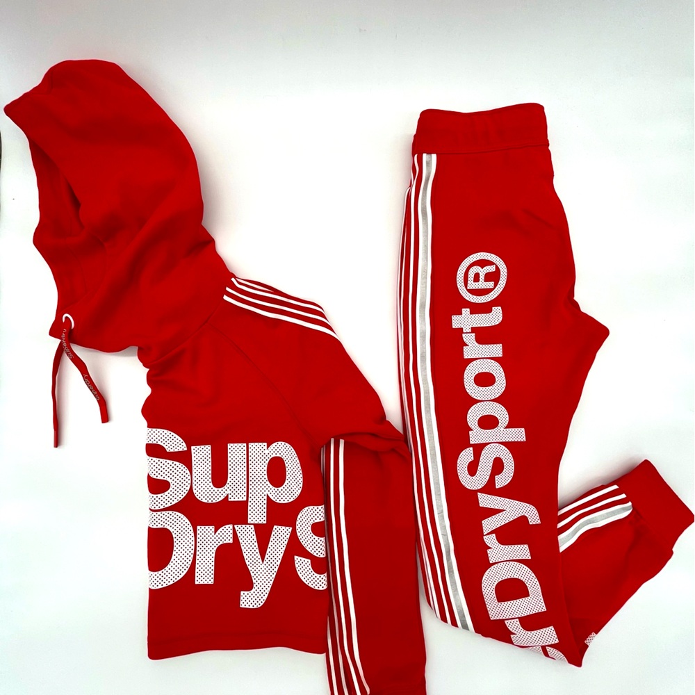 SuperDry Sport COMBAT Hoodie & Jogger Set